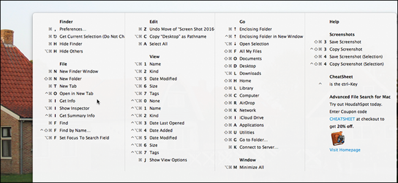 Mac keyboard shortcut application menu